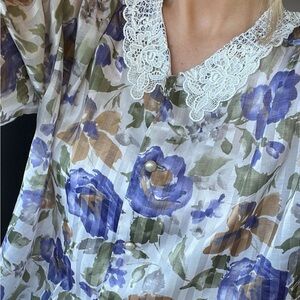Vintage Floral Top
